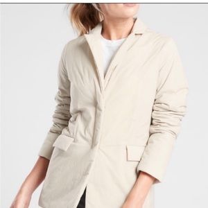 Athleta Evolution Blazer Black Puffer Jacket Commuter
Coat